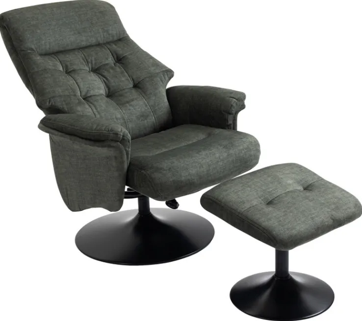 QUARTIER Relaxsessel IDA 2er Set grau-winter-moos