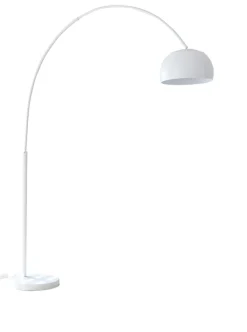Retrofit Bogenlampe weiß /Marmor weiß