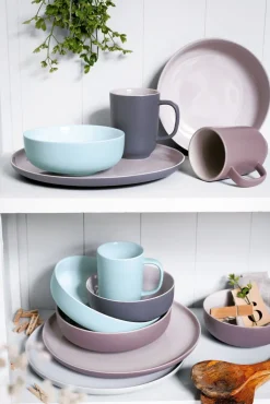 Ritzenhoff & Breker Espressotasse JASPER 6er Set grau/ weiß