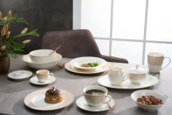 Ritzenhoff & Breker Kaffeetasse GEO Porzellan beige