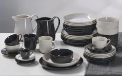 Ritzenhoff & Breker Kaffee-Untertasse TOLEDO Steinzeug grau