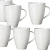 Ritzenhoff & Breker Kaffeebecher MELODIE 6er Set weiß
