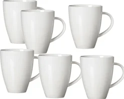 Ritzenhoff & Breker Kaffeebecher MELODIE 6er Set weiß
