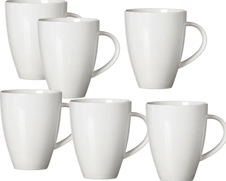 Ritzenhoff & Breker Kaffeebecher MELODIE 6er Set weiß