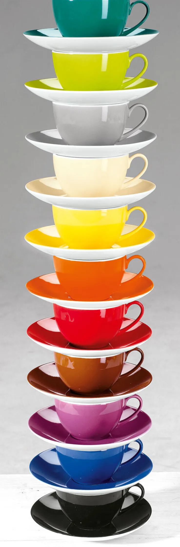 Ritzenhoff & Breker Kaffeebecher DOPPIO 6er Set rot