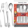 Ritzenhoff & Breker Kinderbesteck-Set FEUERWEHRMANN BERNIE 4-teilig Edelstahl