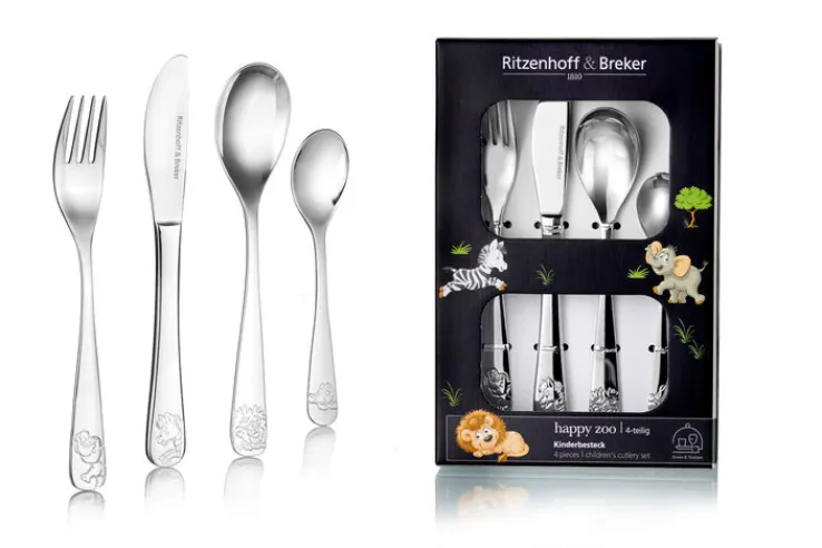Ritzenhoff & Breker Kinderbesteckset HAPPY ZOO 4-teilig