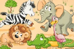 Ritzenhoff & Breker Kindergeschirr Platzmatte HAPPY ZOO mehrfarbig