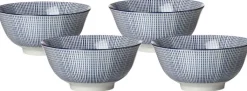 Ritzenhoff & Breker Schale ROYAL MAKOTO 4er Set blau/ weiß
