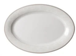 Ritzenhoff & Breker Servierplatte ISABELLA oval cremeweiß