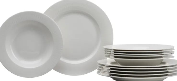 Ritzenhoff & Breker Tafelservice SOFIA 12-teilig Porzellan weiß