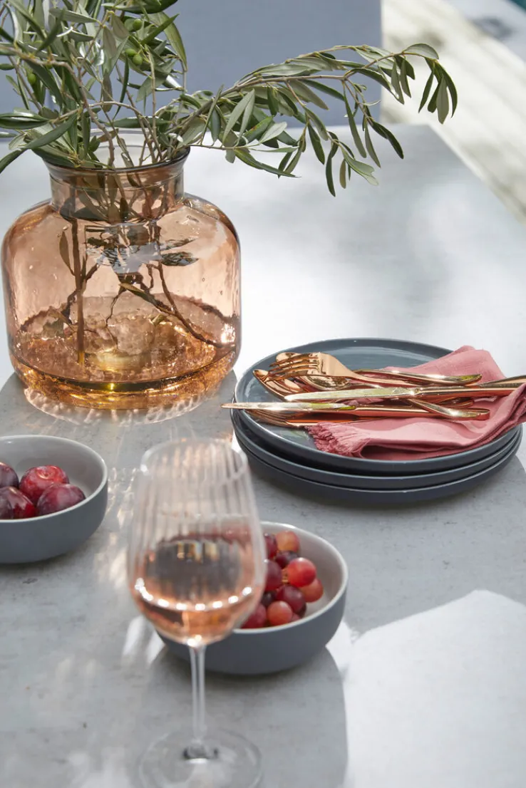 Ritzenhoff & Breker Teller flach JASPER 4er Set schwarz