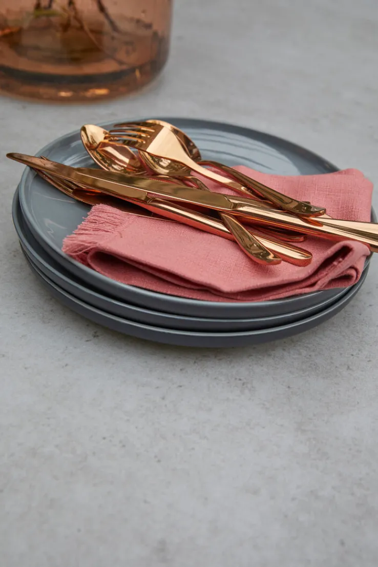 Ritzenhoff & Breker Teller flach JASPER 4er Set schwarz