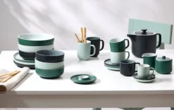 Ritzenhoff & Breker Teller flach JASPER 4er Set schwarz