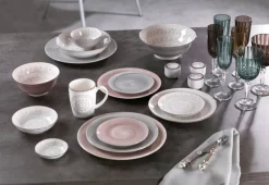 Ritzenhoff & Breker Teller flach VALENCIA blau/ grau