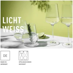 RITZENHOFF Wasser- und Weißweingläser-Set LICHTWEISS 12-teilig Kristallglas