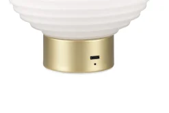 Reality RL RL Akku LED Tischlampe EARL messingfarbig /weiß