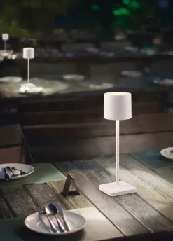 Reality RL RL Akku LED Tischlampe FERNANDEZ weiß