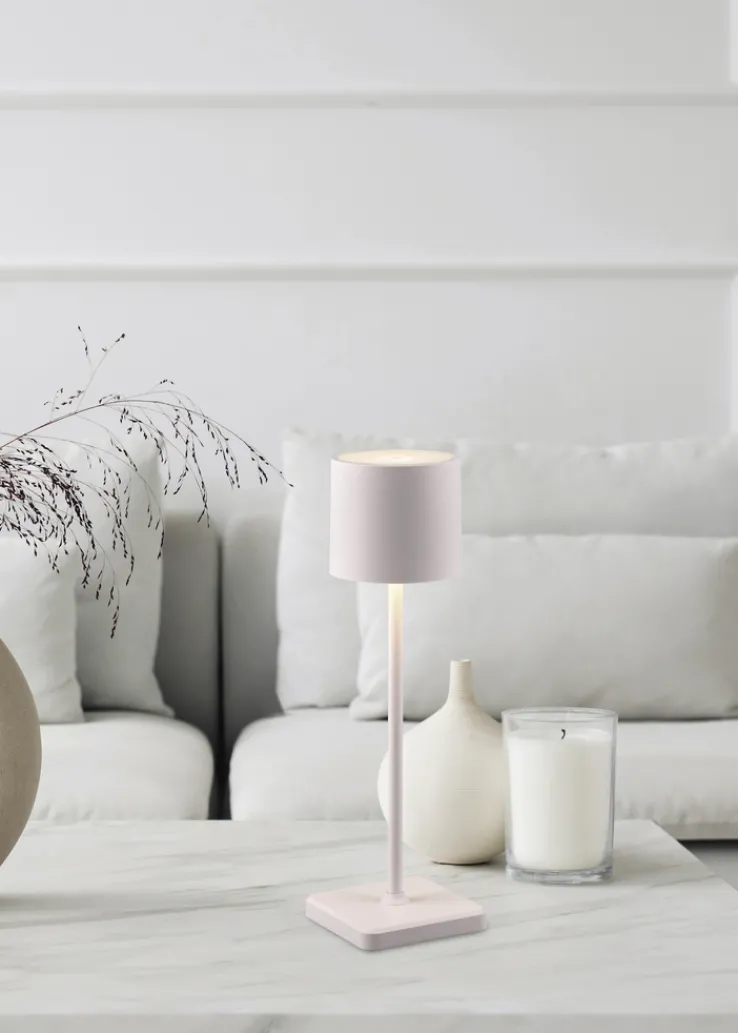 Reality RL RL Akku LED Tischlampe FERNANDEZ weiß