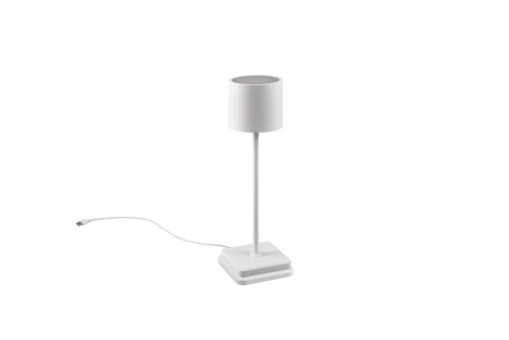 Reality RL RL Akku LED Tischlampe FERNANDEZ weiß