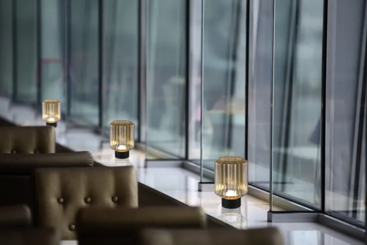 Reality RL RL Akku LED Tischlampe LORD schwarz /amber