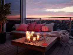 Reality RL RL Akku LED Tischlampe SUAREZ 2-teilig rot