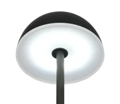 Reality RL RL Akku LED Tischleuchte TEMBO, Kunststoff, Höhe 28,3 cm Schwarz