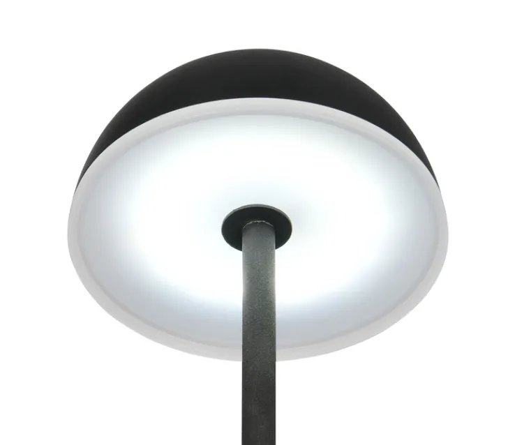 Reality RL RL Akku LED Tischleuchte TEMBO, Kunststoff, Höhe 28,3 cm Schwarz