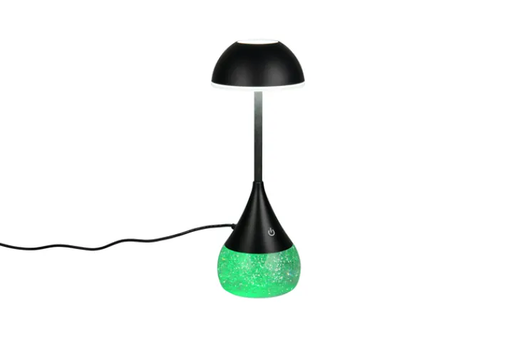 Reality RL RL Akku LED Tischleuchte TEMBO, Kunststoff, Höhe 28,3 cm Schwarz