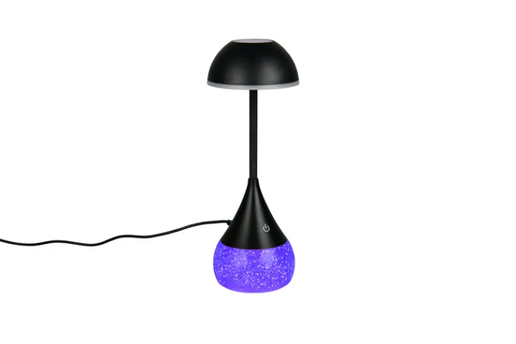 Reality RL RL Akku LED Tischleuchte TEMBO, Kunststoff, Höhe 28,3 cm Schwarz