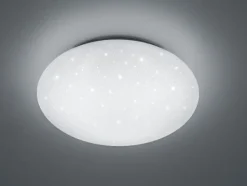 Reality RL RL LED Deckenlampe LUKIDA mit Fernbedienung 38 cm Kunststoff weiß