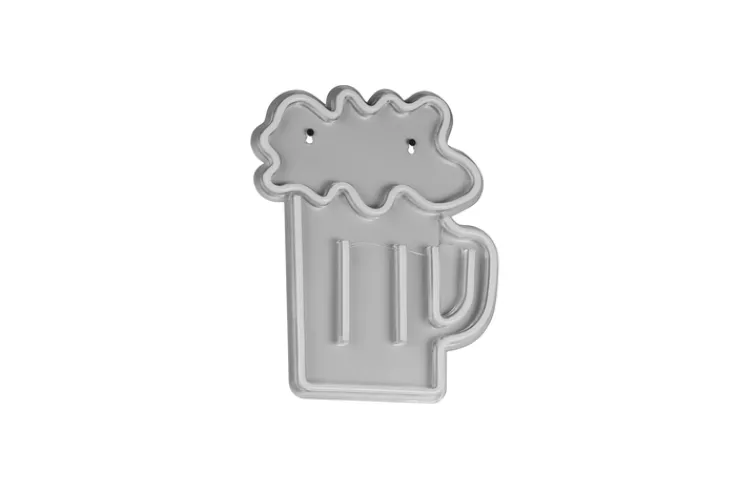 Reality RL RL LED Dekoleuchte, Kunststoff, 29,5 x 36 x 1,6 cm Mehrfarbig