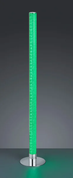 Reality RL RL LED Stehlampe LEIA mit Fernbedienung 104 cm Metall/Acryl chromfarbig/transparent