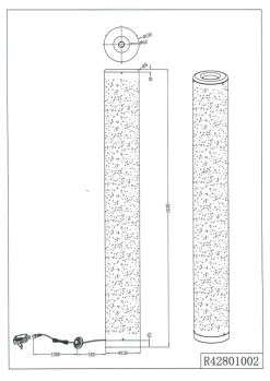 Reality RL RL LED Stehlampe TACO