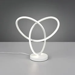 Reality RL RL LED Tischlampe Lando, Metall, 28 x 28 x 12 cm Weiß