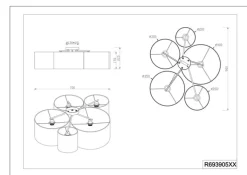 Reality RL RL Retrofit Deckenlampe CARLTON 5-flg