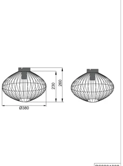 Reality RL RL Retrofit Deckenlampe COBAIN X schwarz