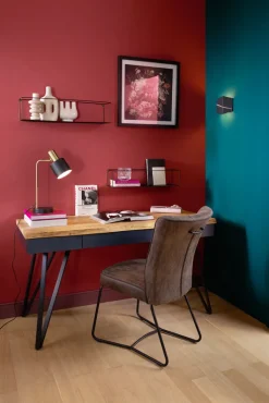 Reality RL RL Retrofit Tischlampe ADAM schwarz /messingfarbig