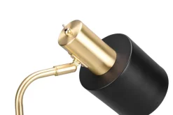 Reality RL RL Retrofit Tischlampe ADAM schwarz /messingfarbig