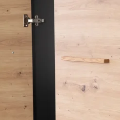 Kinder roba Kinder-Drehtürenschrank LENN anthrazit/ braun