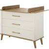 roba Wickelkommode PAULINE weiß/ braun