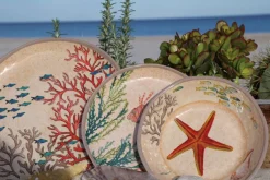 ROSE & TULIPANI Dessertteller SEA LIFE Fisch 2er Set