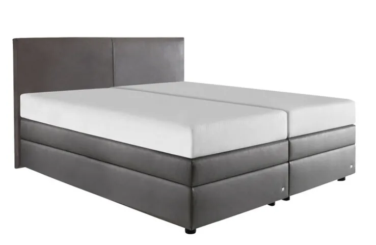 ruf Boxspringbett BELLEVUE 180 x 200 cm mittelgrau