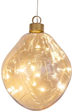 SAICO Deko Anhänger NUGGET3 10x10x10 cm amber-gold