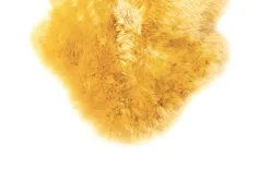 Schaffell UNIKAT OAKLAND I 60 x 85 cm currygelb