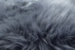 Schaffell UNIKAT OAKLAND I 60 x 85 cm dunkelgrau