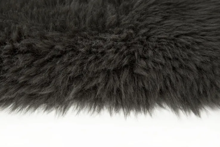Schaffell UNIKAT OAKLAND I 60 x 85 cm schwarz