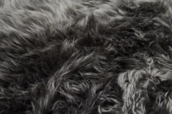 Schaffell UNIKAT OAKLAND I 60 x 85 cm schwarz