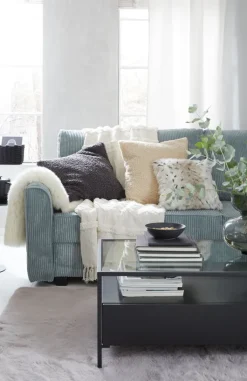 QUARTIER Schlafsofa CHARLTON mintgrün-grau