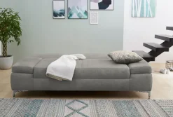 QUARTIER Schlafsofa JEFFREY hellgrau